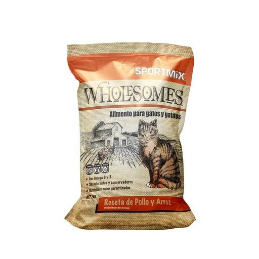 Sportmix Wholesomes Pollo y Arroz - Para Gatos