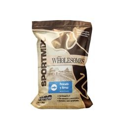 Sportmix Wholesomes Pescado Blanco y Arroz Integral - Para Perros